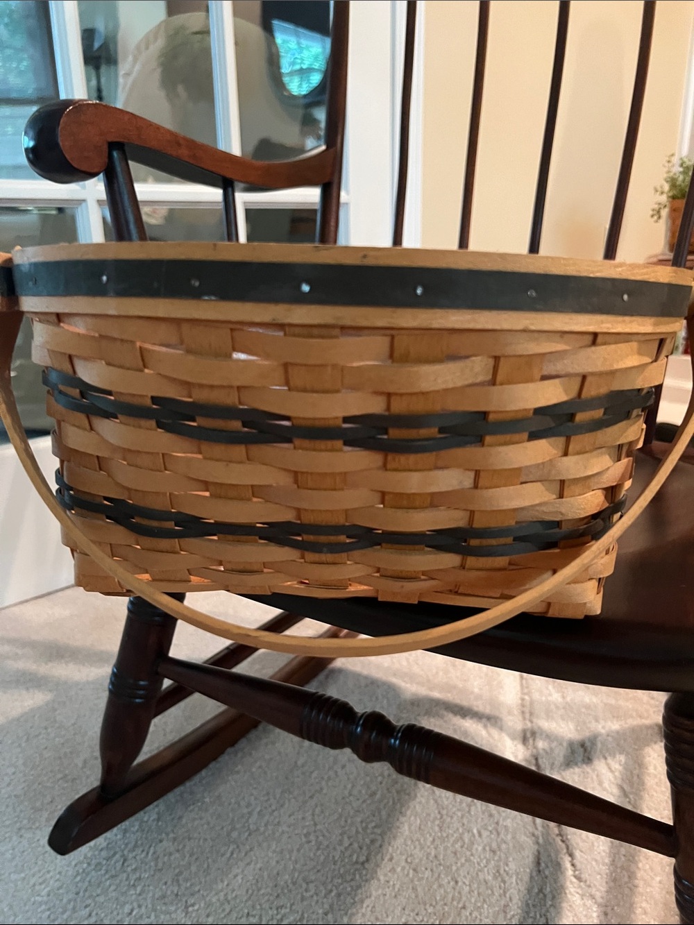 Longaberger Traditions Collection 1996 Basket and Protector - Picture 4 of 7